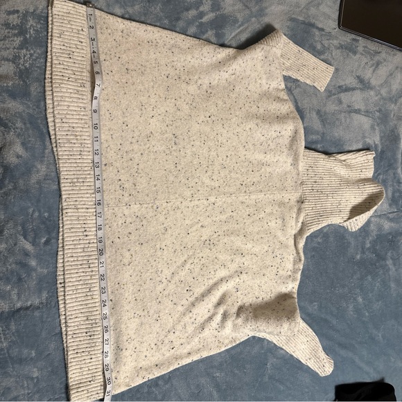 Loft Boat Neck Sweater White Flecks  Cream With Colorful Flecks - Picture 12 of 12